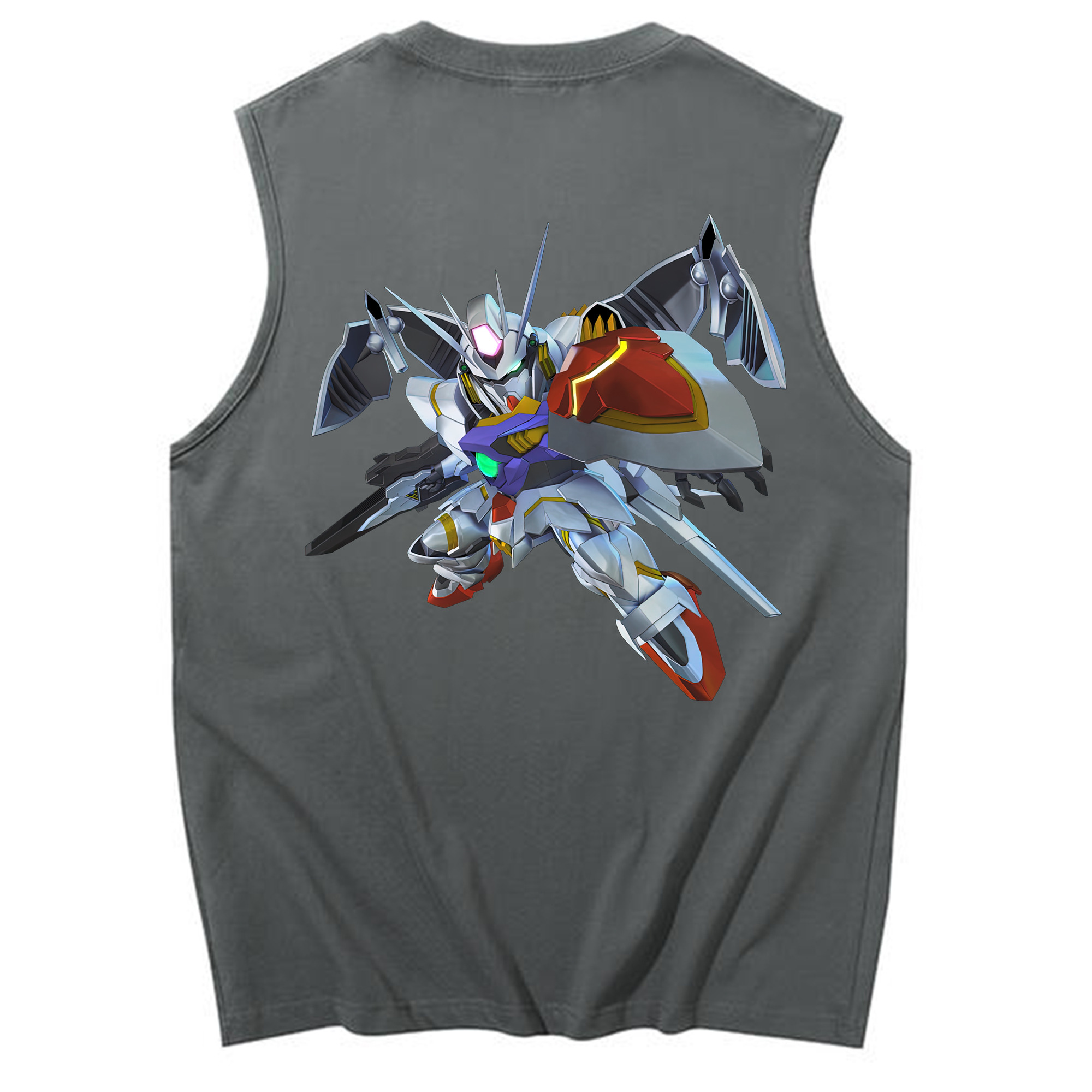 （画像用） 機動戦士ガンダム Mobile Suit Gundam コットン100％タンクトップ（背面プリント）